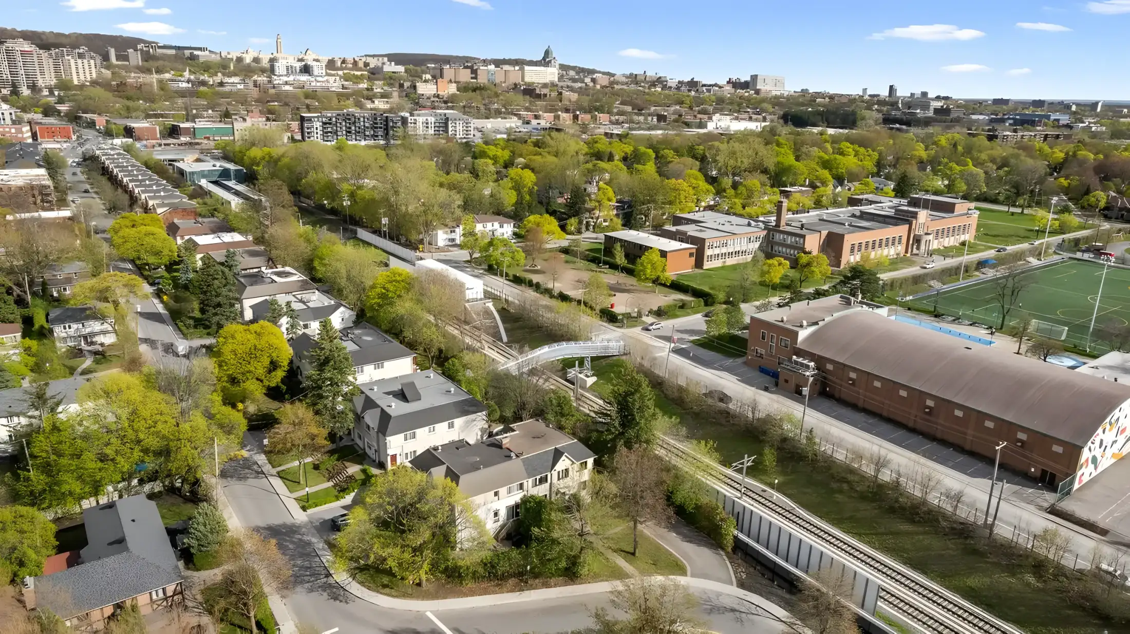 Photographie immobilière — Vue aérienne, Montréal